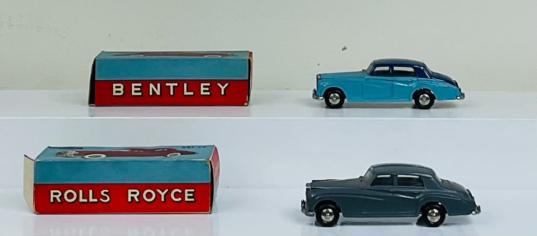 Bentley & Rolls Royce miniature toy Automobiles (1 of 2)