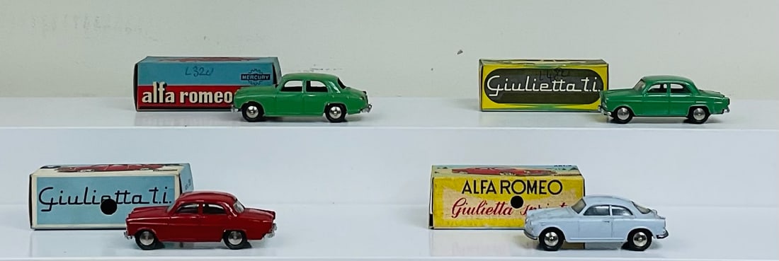 Four Assorted Miniature toy Automobiles (1 of 2)