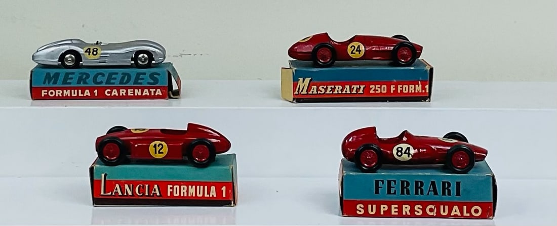 Four Racing Cars miniature Automobiles (1 of 2)