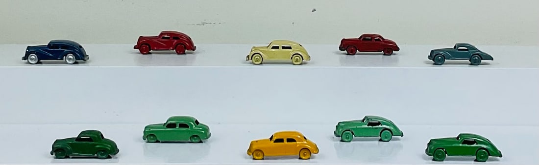 Ten Assorted Tiny Toy Automobiles (1 of 2)