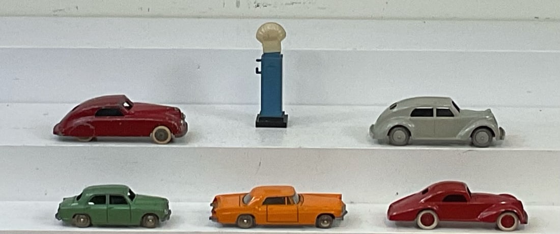 Five Autos/ Gas Pump (1 of 2)