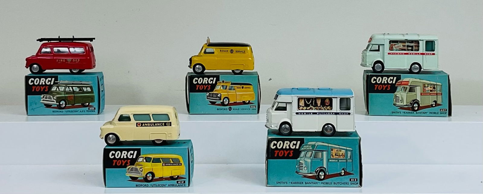 Five Corgi Toy Trucks (1 of 2)