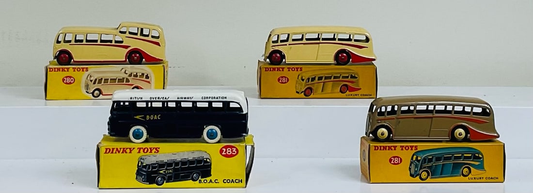 Four Dinky Buses (1 of 2)