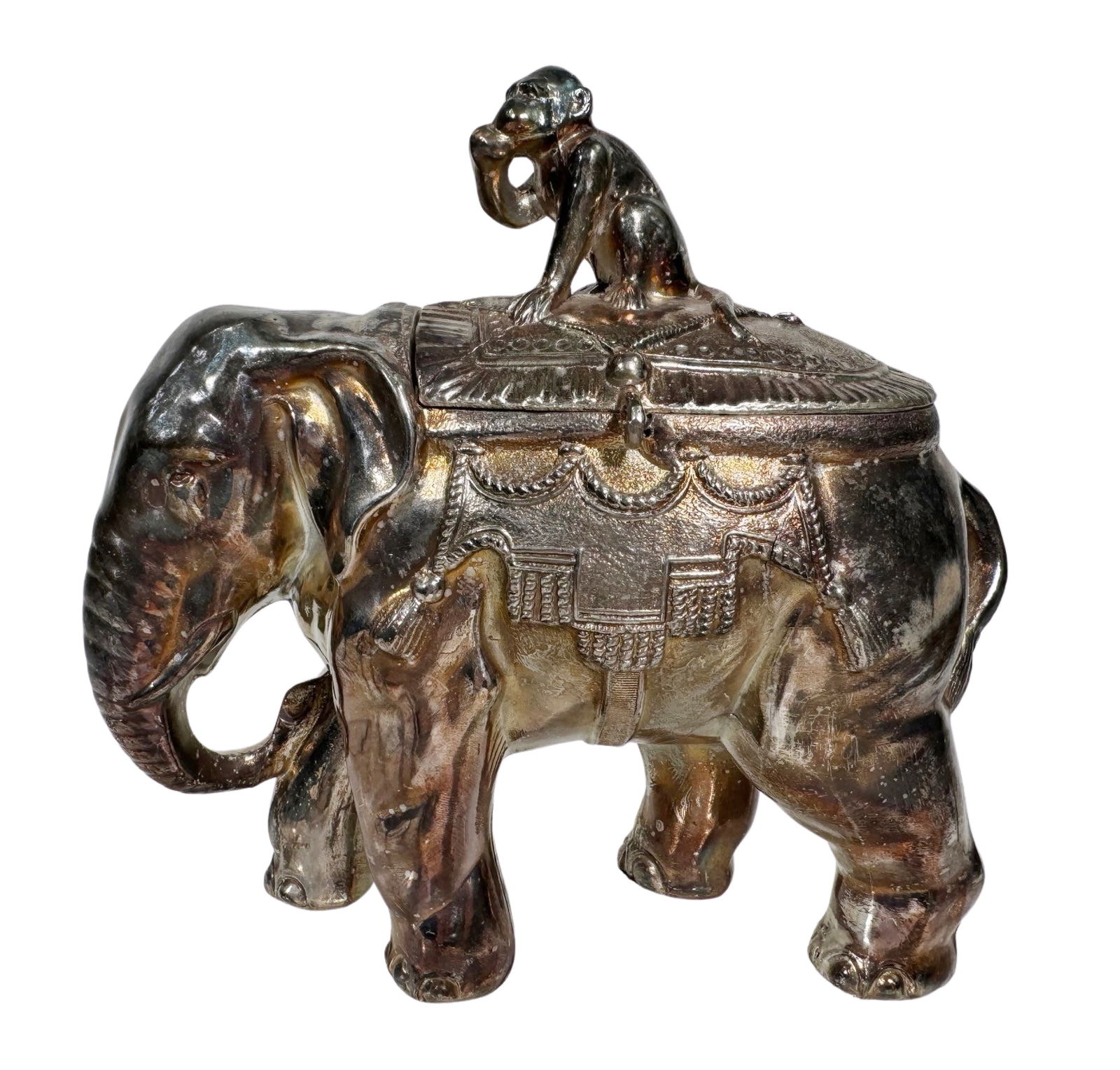 Elephant Riding Monkey Still Bank (1 of 1)