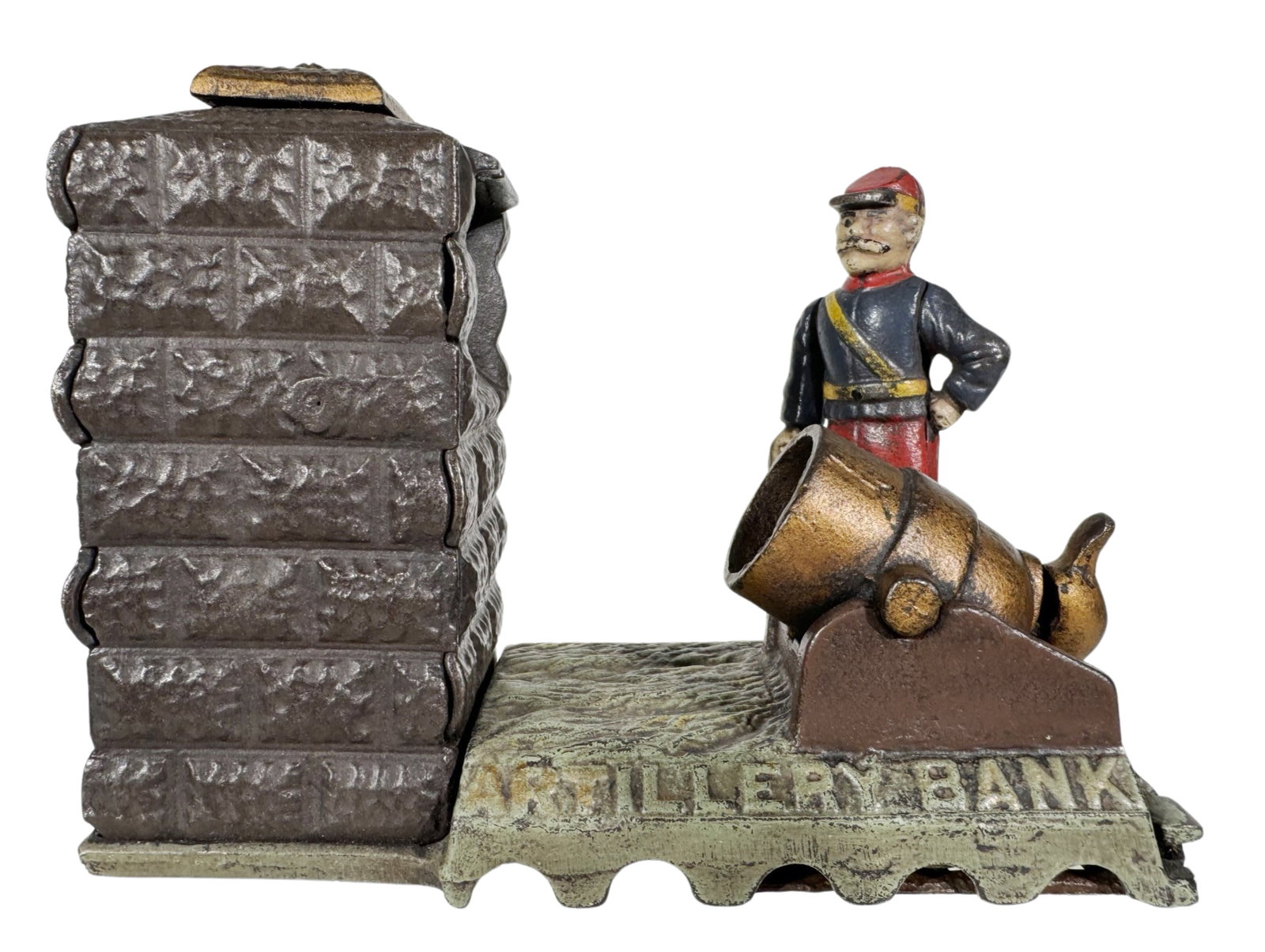 Artillery - Union Soldier - Iron Bank: J. & E. Stevens Company. Cromwell, Connecticut - 1885.