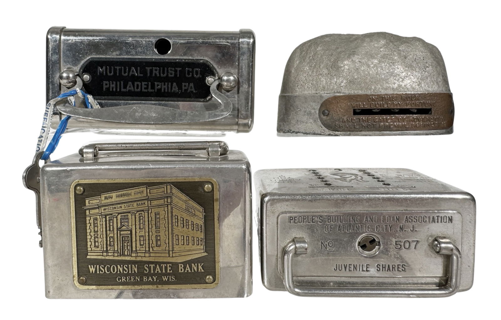 Three Coin Collector Plymouth Rock Banks (1 of 2)