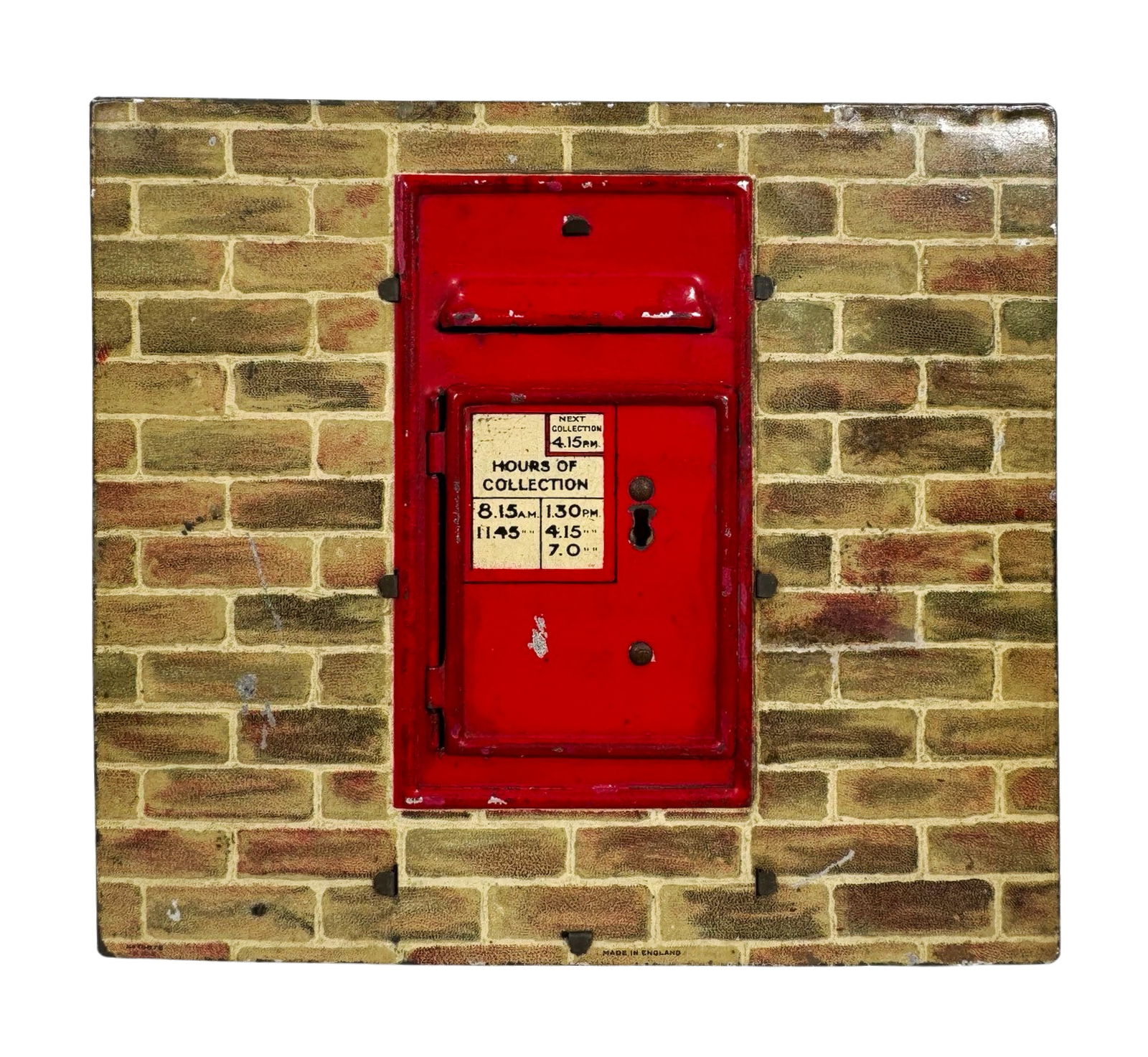 Mailbox in Building Wall - Tin Bank (1 of 2)