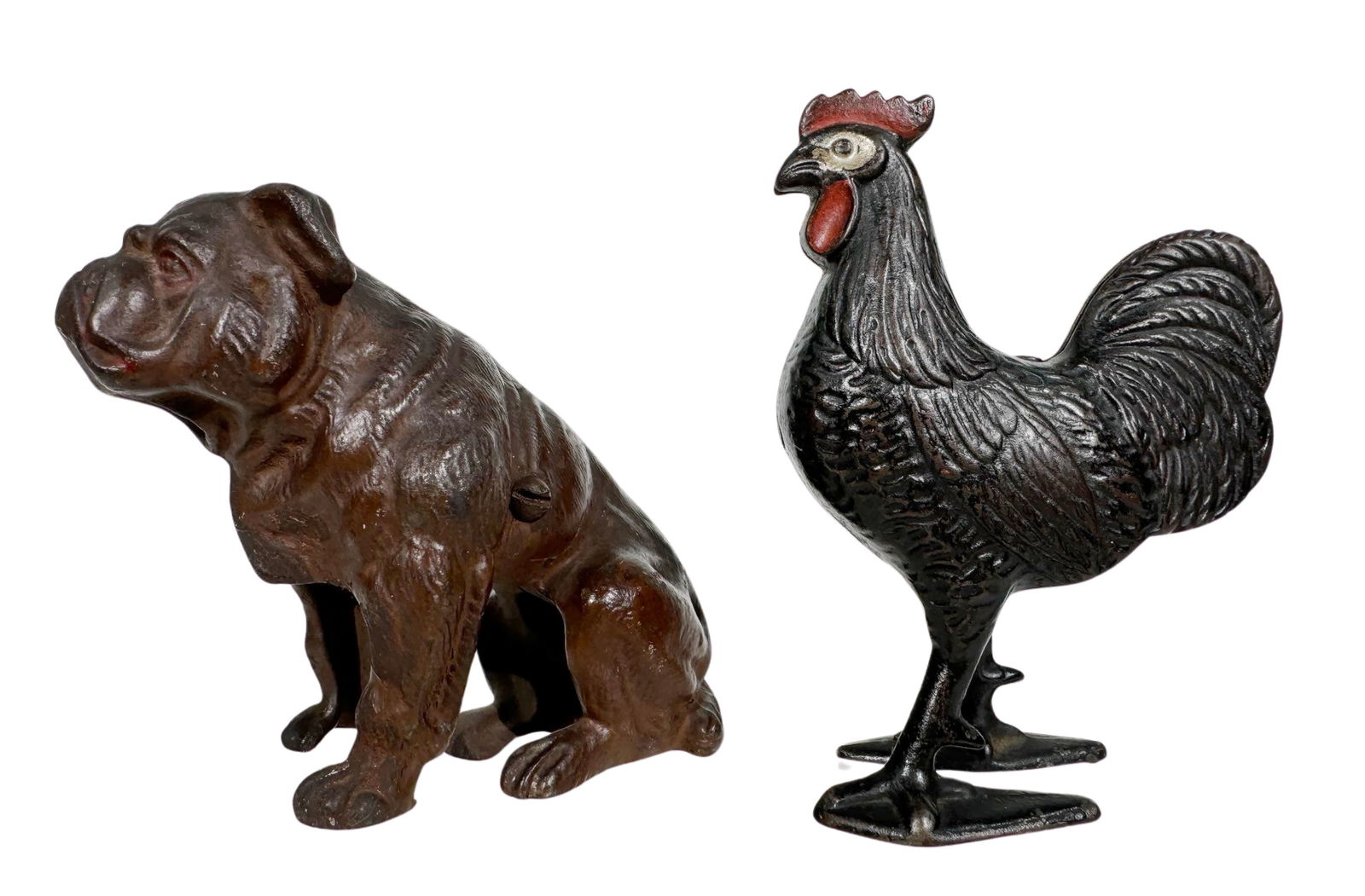Rooster / Seated Bulldog Banks (1 of 6)