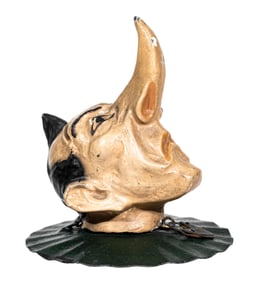 Man with Long Pointy Nose - Spelter Bank