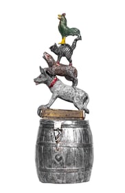 Bremen Town Musicians on Barrel - Spelter Bank