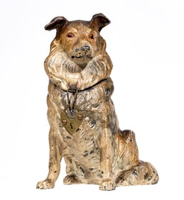 Seated Collie - Spelter Bank