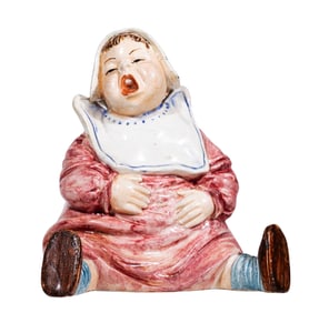 Seated Crying Girl - Still Bank