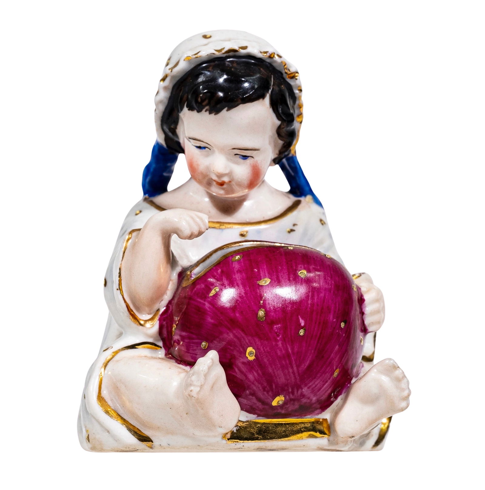 Baby Girl with Giant Ball - Still Bank (1 of 5)