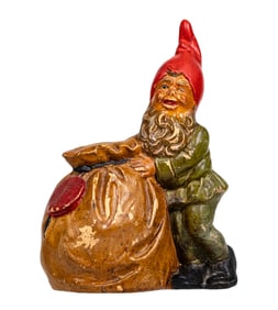 Gnome Beside Bag of Money - Still Bank