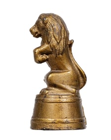 Lion on Circus Tub - Cast Iron Bank