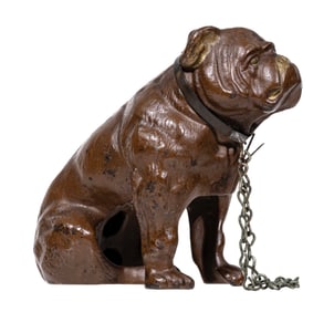 Seated Bull Dog - Cast Iron Bank