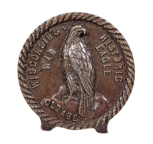 Wisconsin's Historic War Eagle - Cast Iron Bank