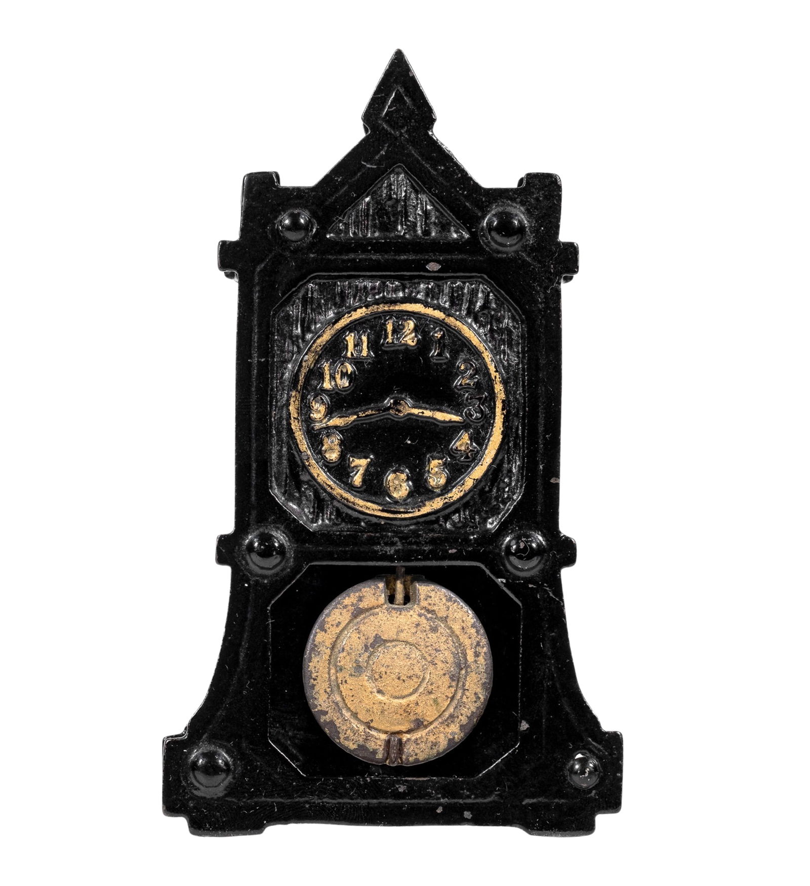 Hall Clock with Pendulum - Cast Iron Bank (1 of 4)