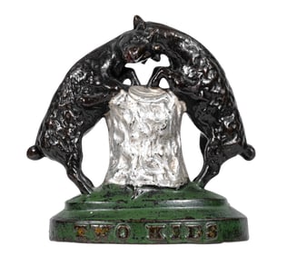 Two Kids - Cast Iron Bank