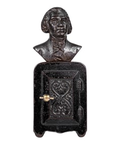 George Washington Bust Safe - Iron Bank