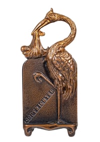 Stork Safe - Cast Iron Bank