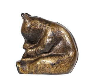 Tiny Honey Bear - Cast Iron Bank