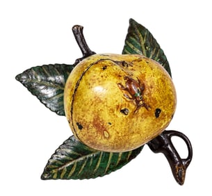 Apple on Leaves - Cast Iron Bank