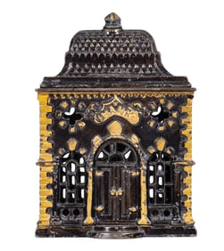 Inverted Roof - Cast Iron Bank