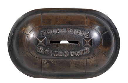 Tabernacle Savings Bank with Electroplated Finish