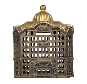 Largest Domed - Cast Iron Bank