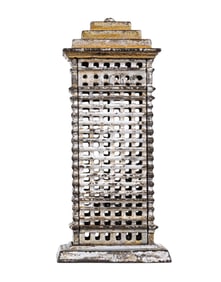 Large Tiered High Rise - Cast Iron Bank