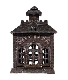 Small City Bank - Arched Letters