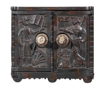 U. S. Army and Navy Safe - Cast Iron Bank