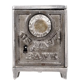 U. S. Navy Safe - Cast Iron Bank