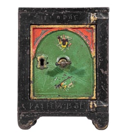 Arched Door Safe - Large - Cast Iron Bank