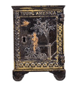 Young America - Cast Iron Bank