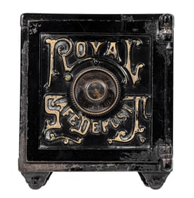 Royal Safe Deposit - Plain - Cast Iron Bank