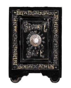 Security Safe Bank - Cast Iron Bank