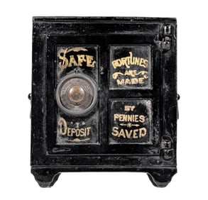 Fortunes are Made Safe - Cast Iron Bank
