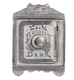 Coin Deposit Safe - Cast Iron Bank