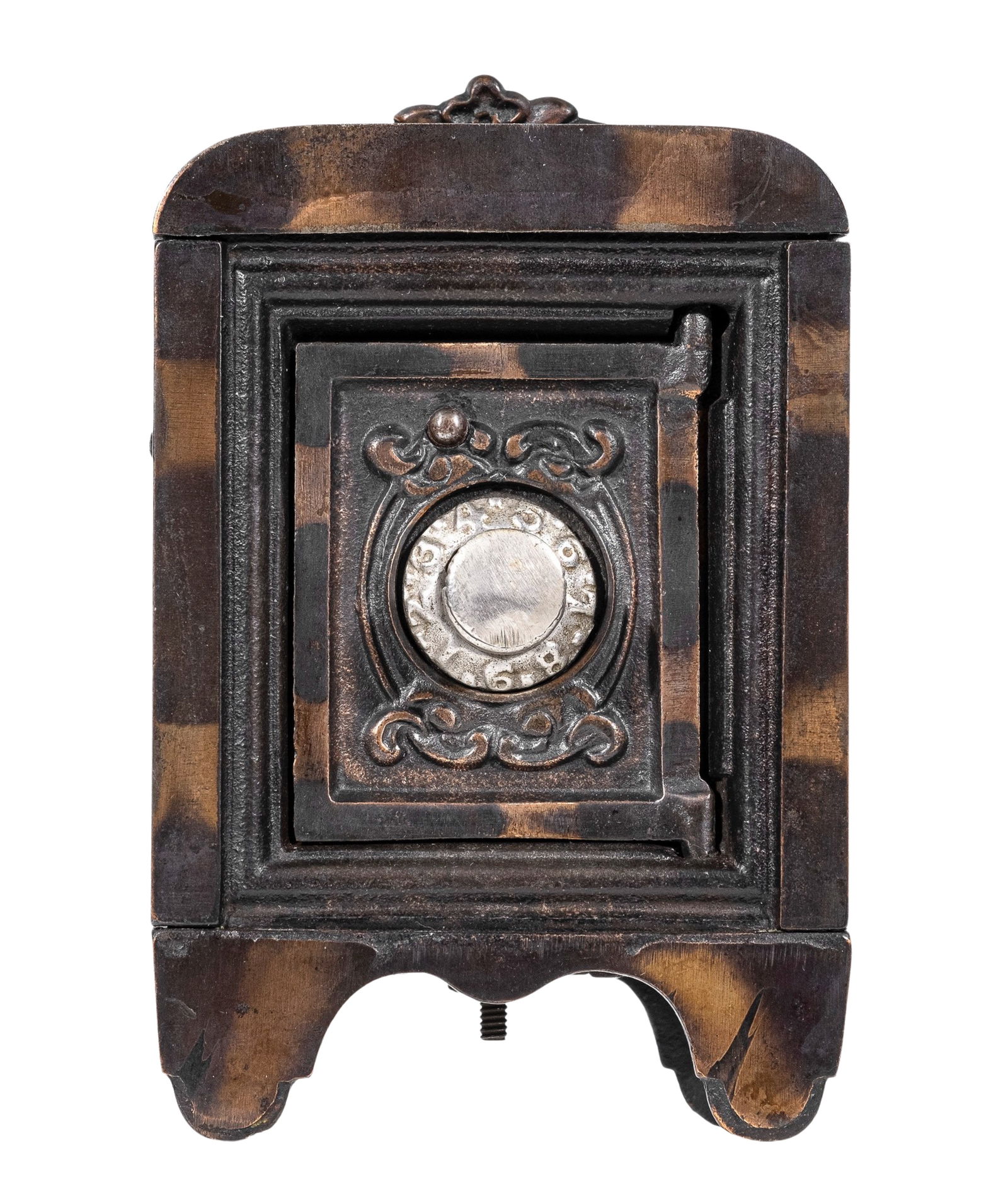 Cupid Safe - Electroplated - Cast Iron Bank (1 of 6)