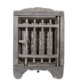 Jewel Safe with Grill - Cast Iron Bank