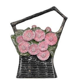 Basket of Poppies - Cast Iron Doorstop