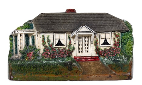 House with Porch - Cast Iron Doorstop