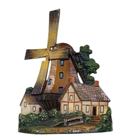 Windmill - Cast Iron Doorstop