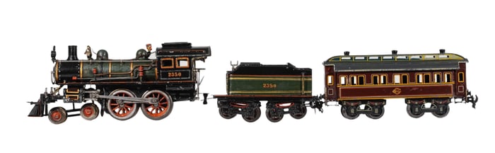 Carette 2350 Engine, Tender and Coach