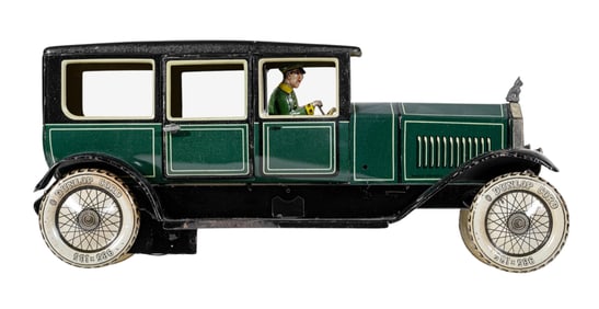 Limousine with Bulldog Radiator Cap - Tin Toy