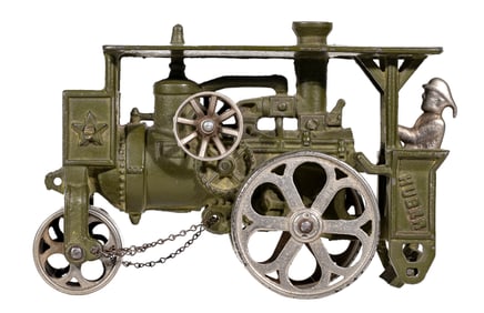 "Huber" Road Roller - Cast Iron Toy