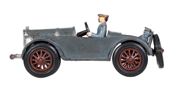 Rare Roadster with Rumble Seat - Cast Iron Toy