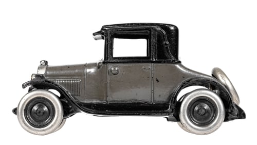 Iconic Two Tone Chevy Coupe - Cast Iron Toy
